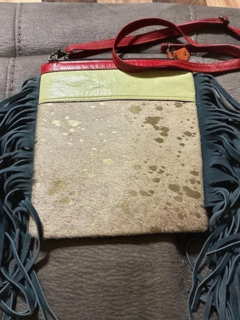Folklore Couture One of a kind Fringe Crossbody Bag